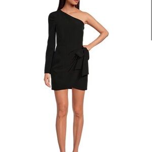 Elegant Black One-Shoulder Dress GIANNI BINI